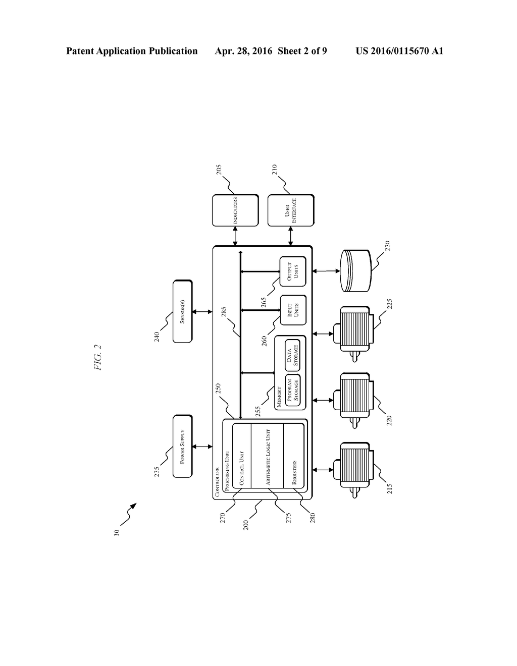 CONTROLLING A CROWD PARAMETER OF AN INDUSTRIAL MACHINE - diagram, schematic, and image 03