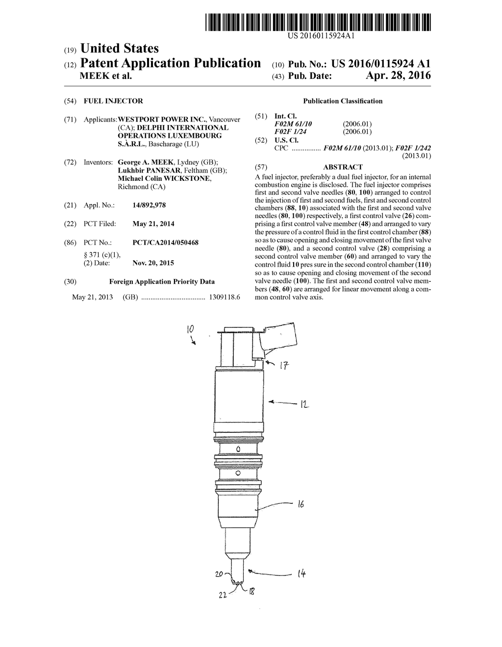 FUEL INJECTOR - diagram, schematic, and image 01