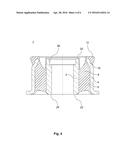 THRUST BEARING FOR A PRESSURIZED SHOCK ABSORBER diagram and image