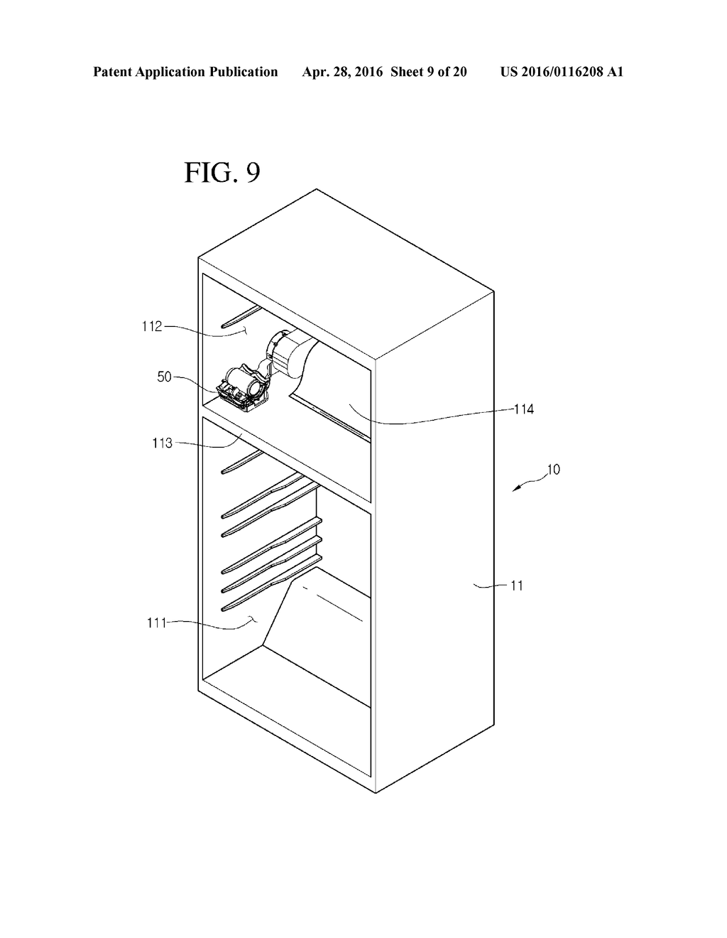 COOLING DEVICE AND METHOD FOR CONTROLLING COOLING DEVICE - diagram, schematic, and image 10