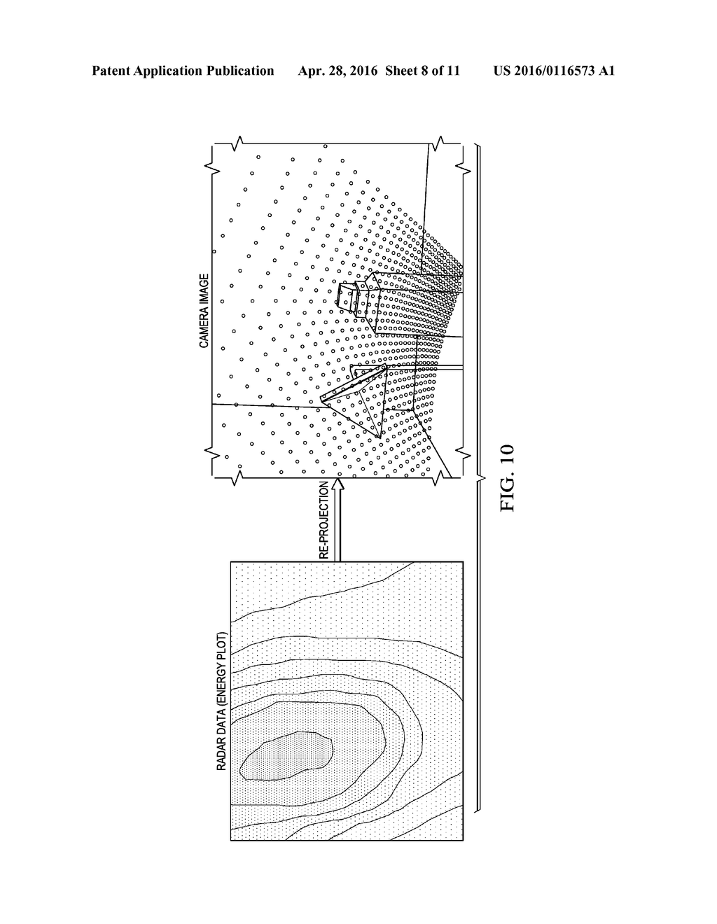 METHOD AND APPARATUS FOR GENERATING ALIGNMENT MATRIX FOR CAMERA-RADAR     SYSTEM - diagram, schematic, and image 09