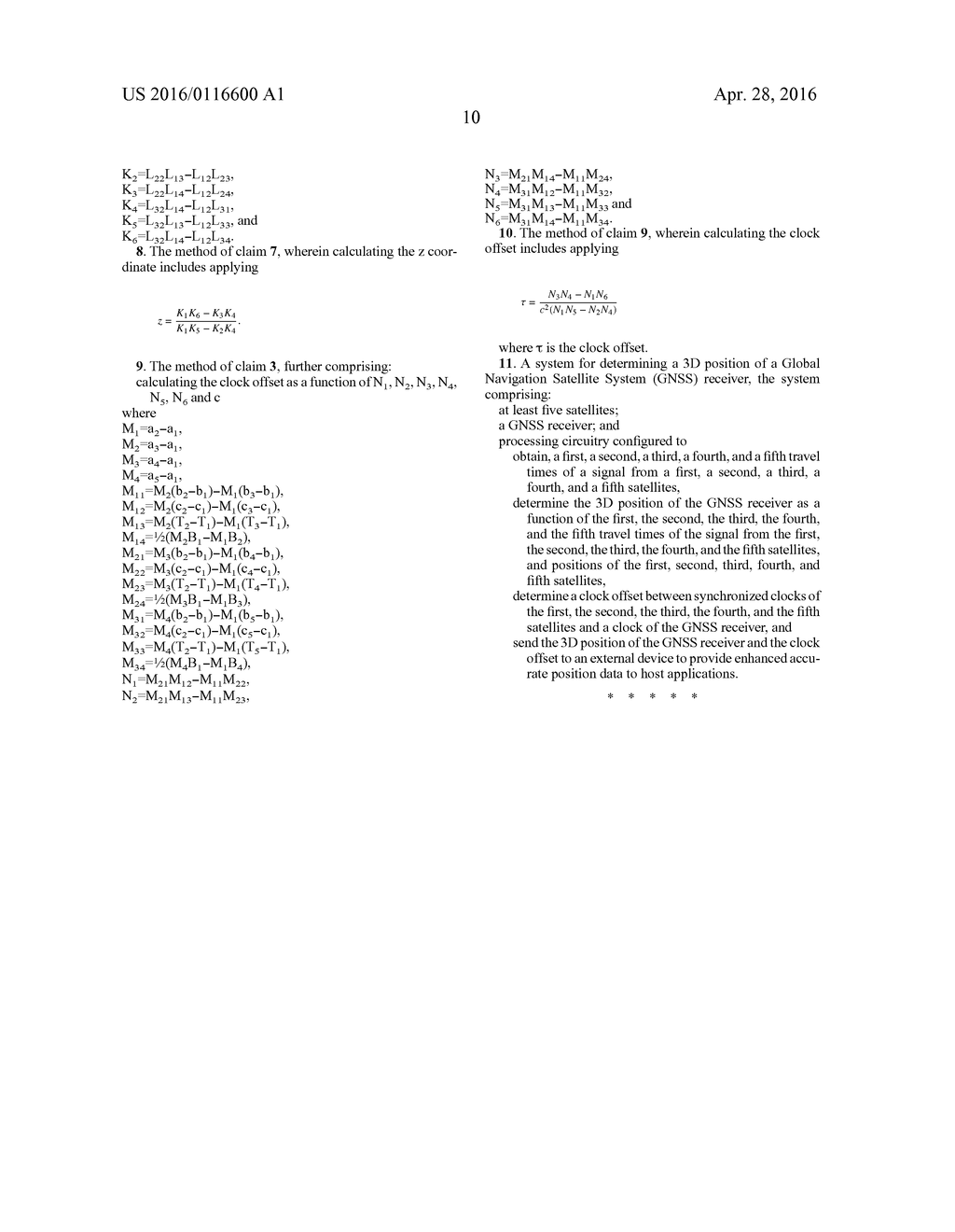 METHOD AND SYSTEM FOR 3D POSITION ESTIMATION OF A GNSS RECEIVER USING     TRAVEL TIME MEASUREMENTS - diagram, schematic, and image 20