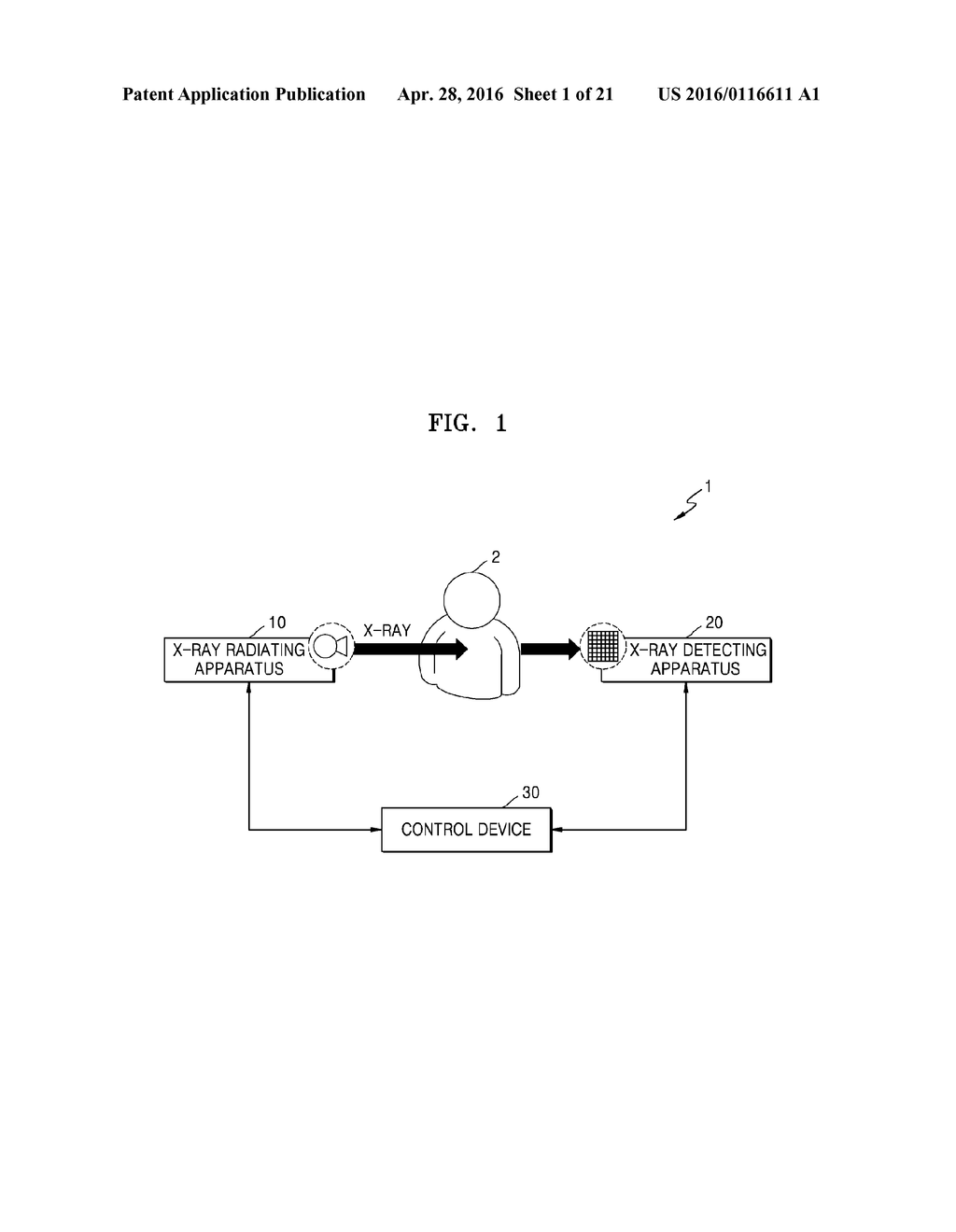 APPARATUS AND METHOD OF DETECTING X-RAY, AND X-RAY IMAGING SYSTEM - diagram, schematic, and image 02