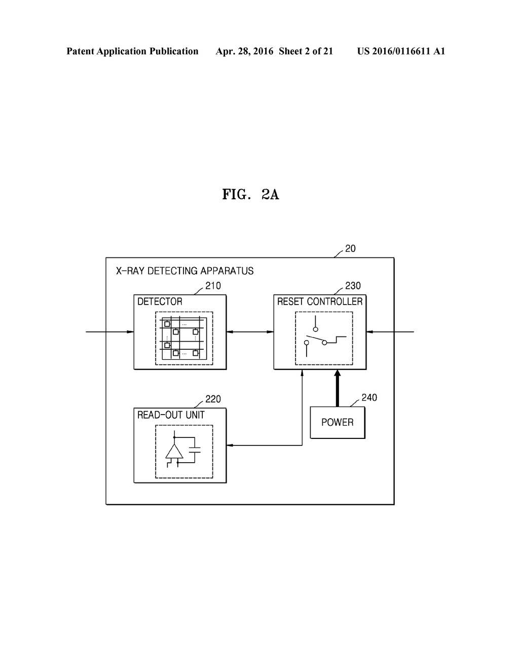 APPARATUS AND METHOD OF DETECTING X-RAY, AND X-RAY IMAGING SYSTEM - diagram, schematic, and image 03