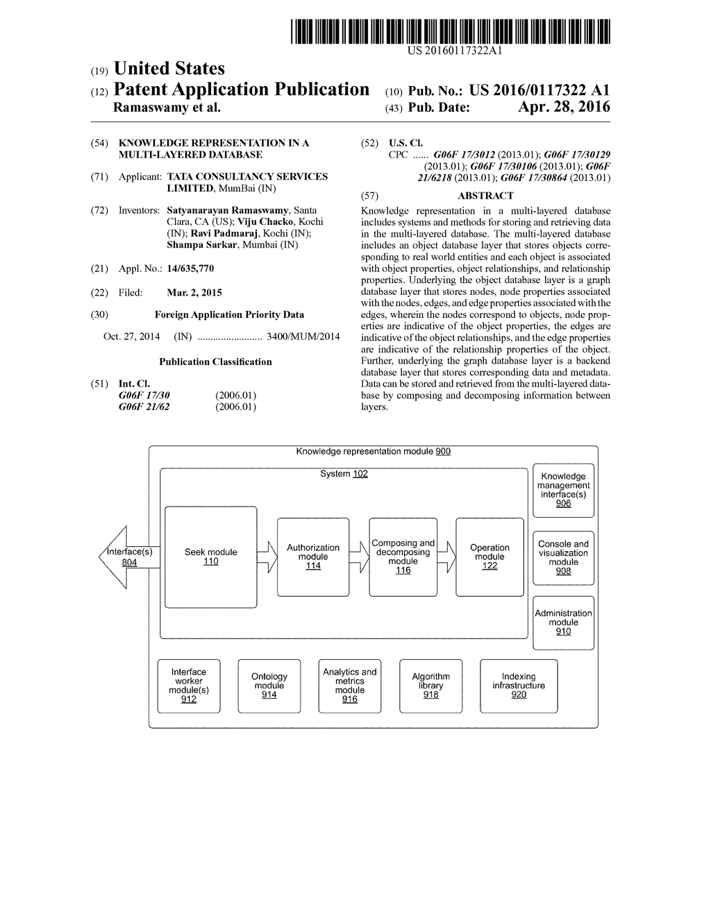 KNOWLEDGE REPRESENTATION IN A MULTI-LAYERED DATABASE - diagram, schematic, and image 01