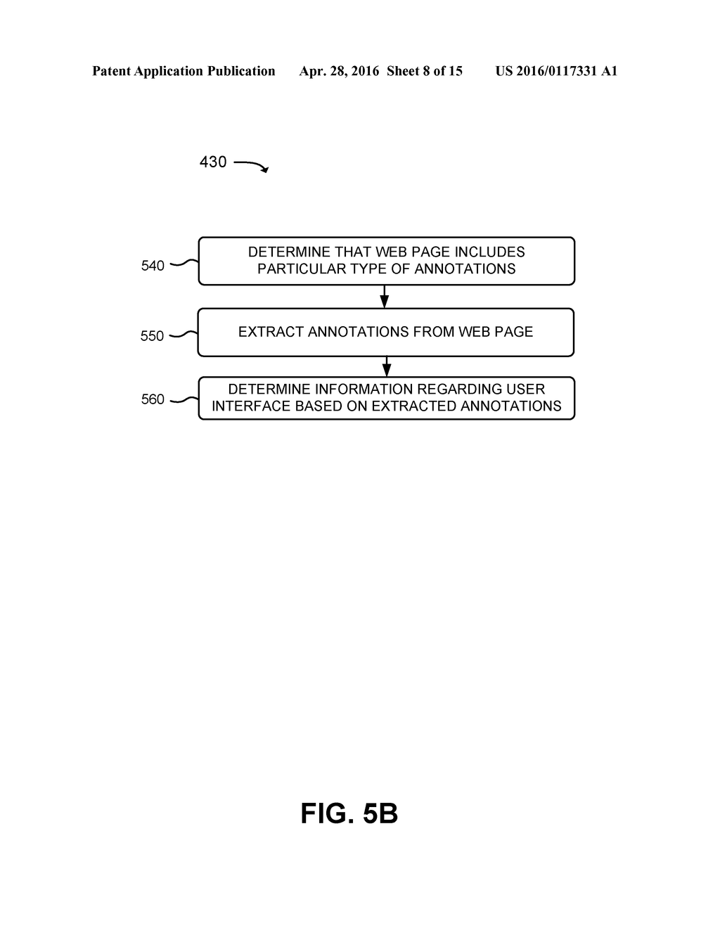 Providing a Search Results Document That Includes a User Interface for     Performing an Action in Connection with a Web Page Identified in the     Search Results Document - diagram, schematic, and image 09