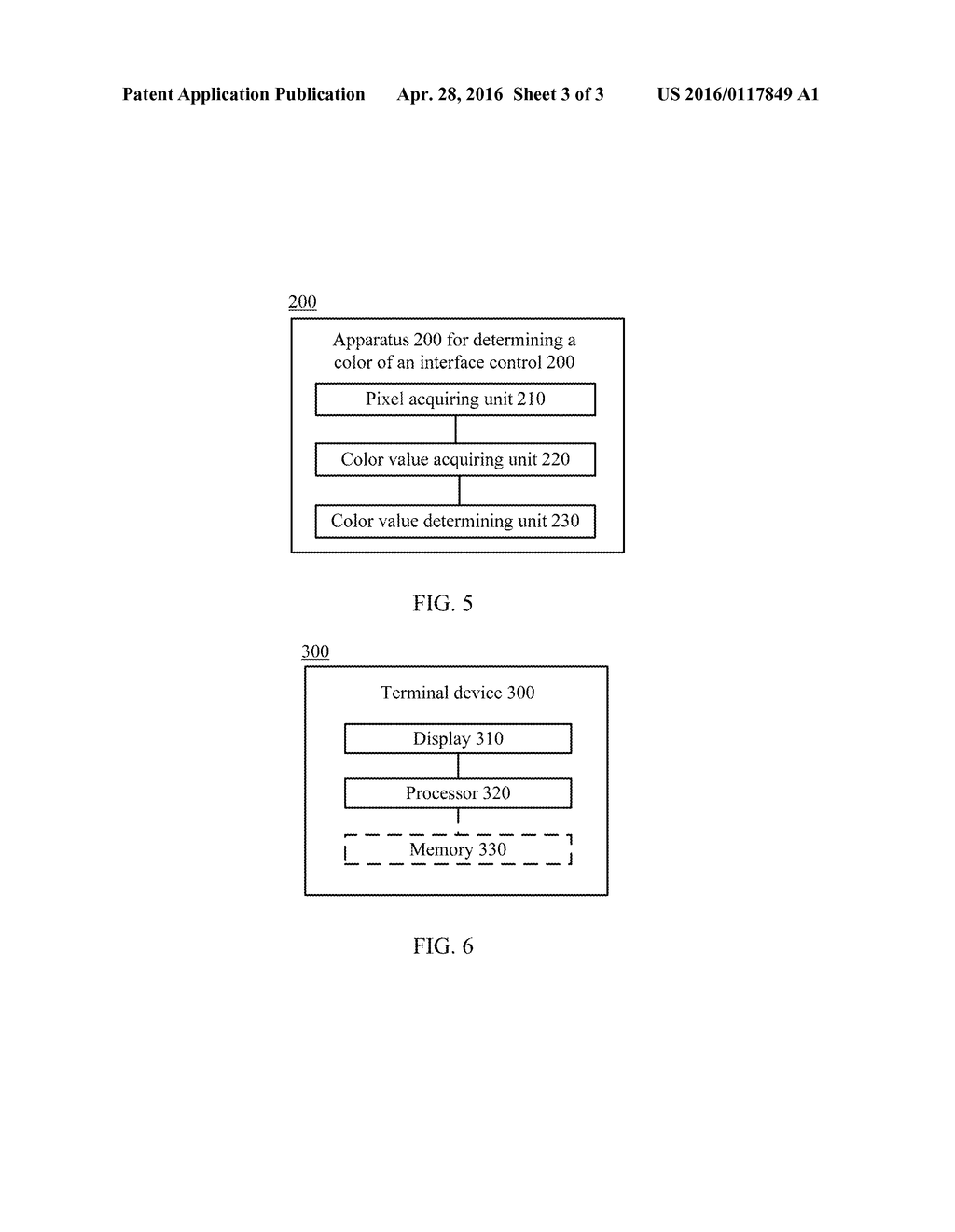 METHOD, APPARATUS, AND TERMINAL DEVICE FOR DETERMINING COLOR OF INTERFACE     CONTROL - diagram, schematic, and image 04