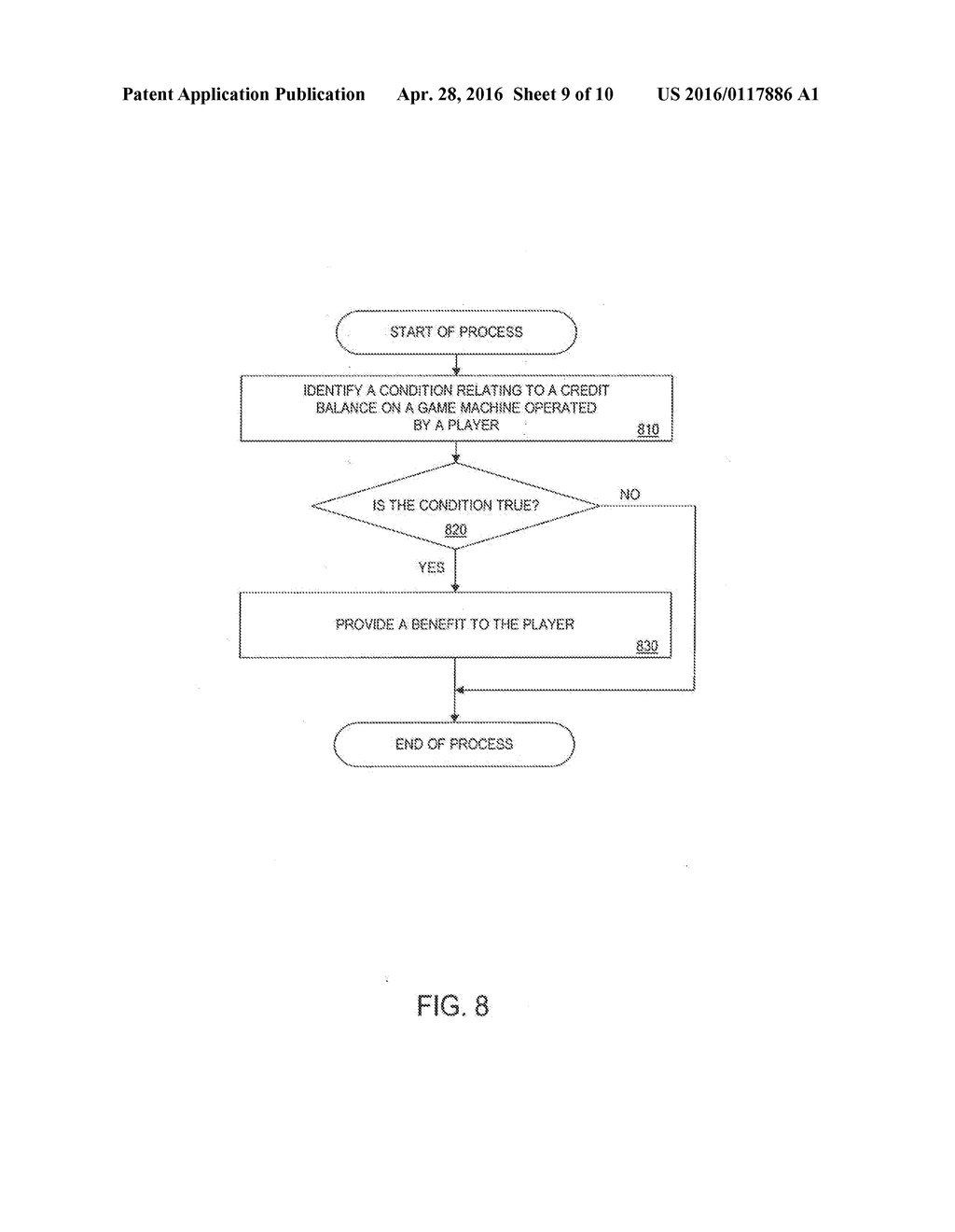 METHOD AND APPARATUS FOR PROVIDING A BONUS TO A PLAYER BASED ON A CREDIT     BALANCE - diagram, schematic, and image 10