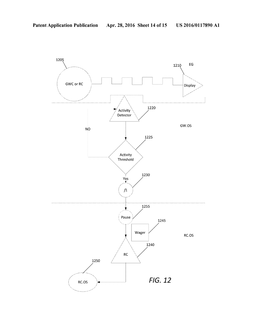 SCREEN ACTIVITY MODERATION IN A SKILL WAGERING INTERLEAVED GAME - diagram, schematic, and image 15