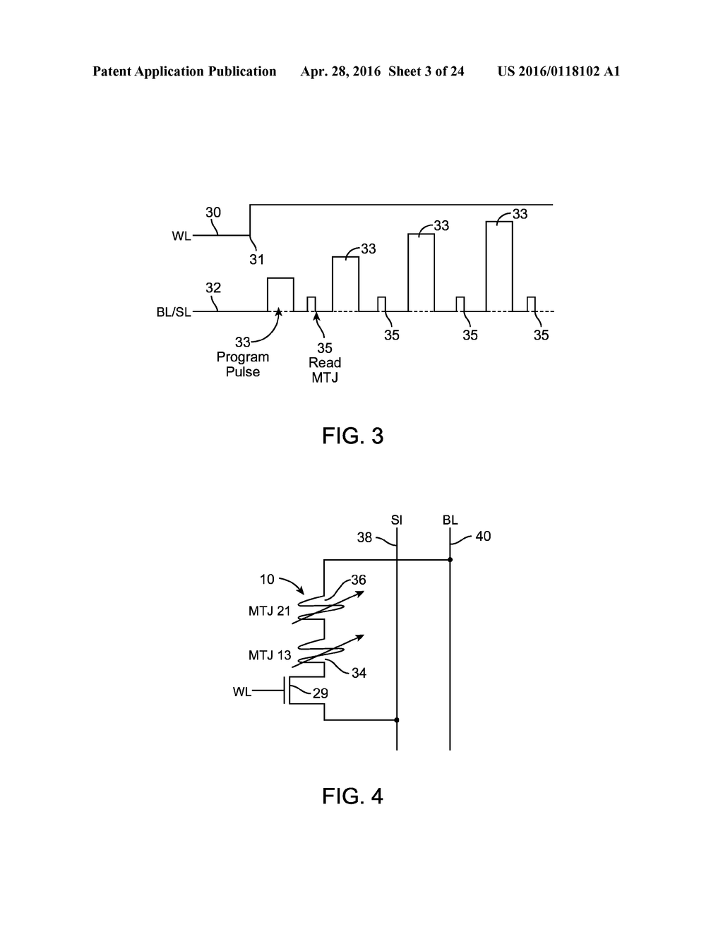 METHOD AND APPARATUS FOR WRITING TO A MAGNETIC TUNNEL JUNCTION (MTJ) BY     APPLYING INCREMENTALLY INCREASING VOLTAGE LEVEL - diagram, schematic, and image 04