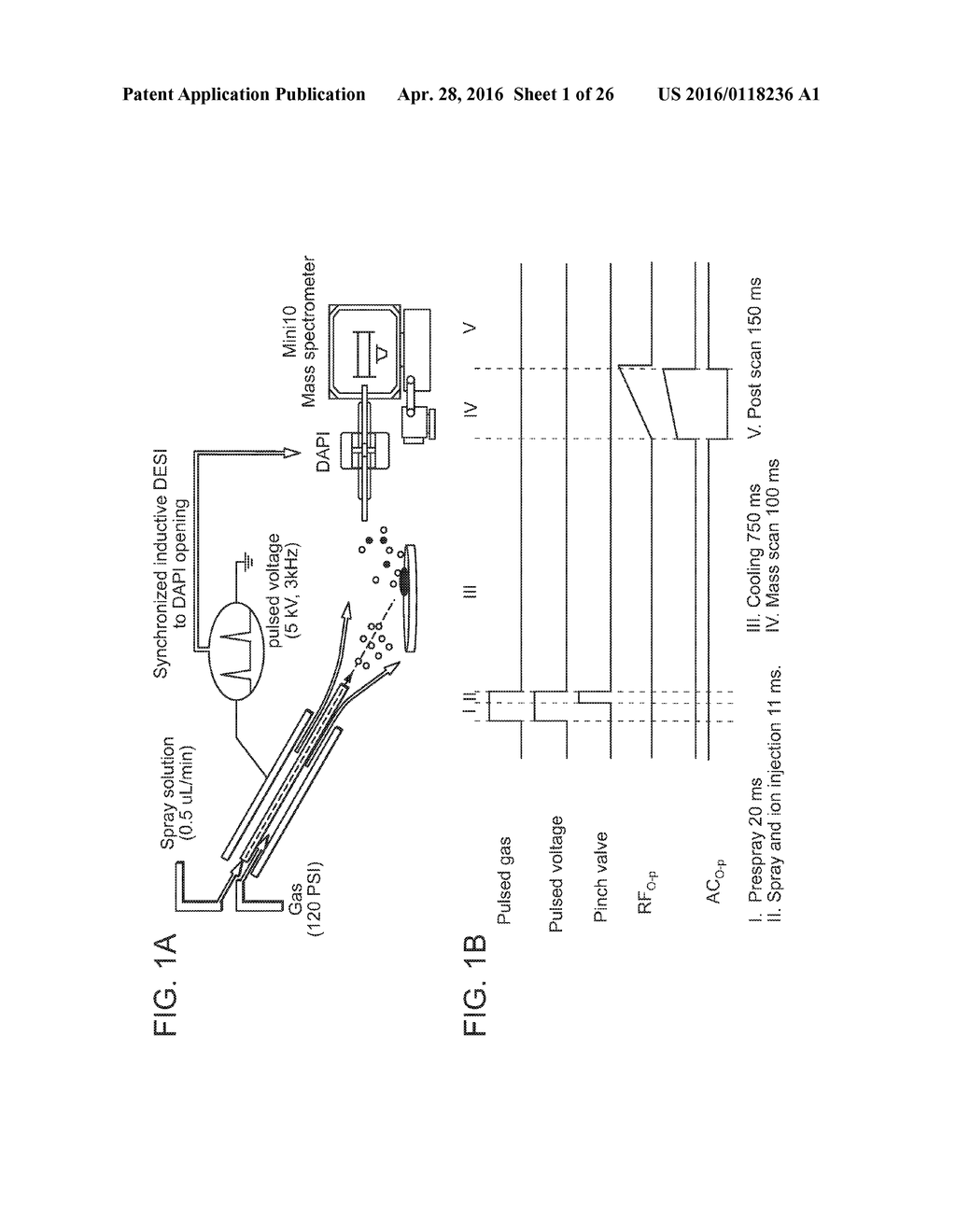 SYNCHRONIZATION OF ION GENERATION WITH CYCLING OF A DISCONTINUOUS     ATMOSPHERIC INTERFACE - diagram, schematic, and image 02