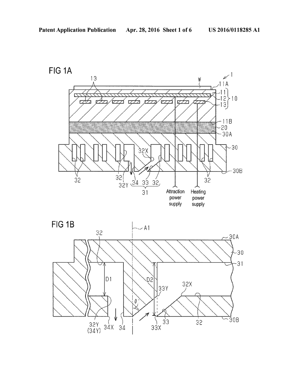 ELECTROSTATIC CHUCK AND BASE MEMBER FOR USE IN THE SAME - diagram, schematic, and image 02