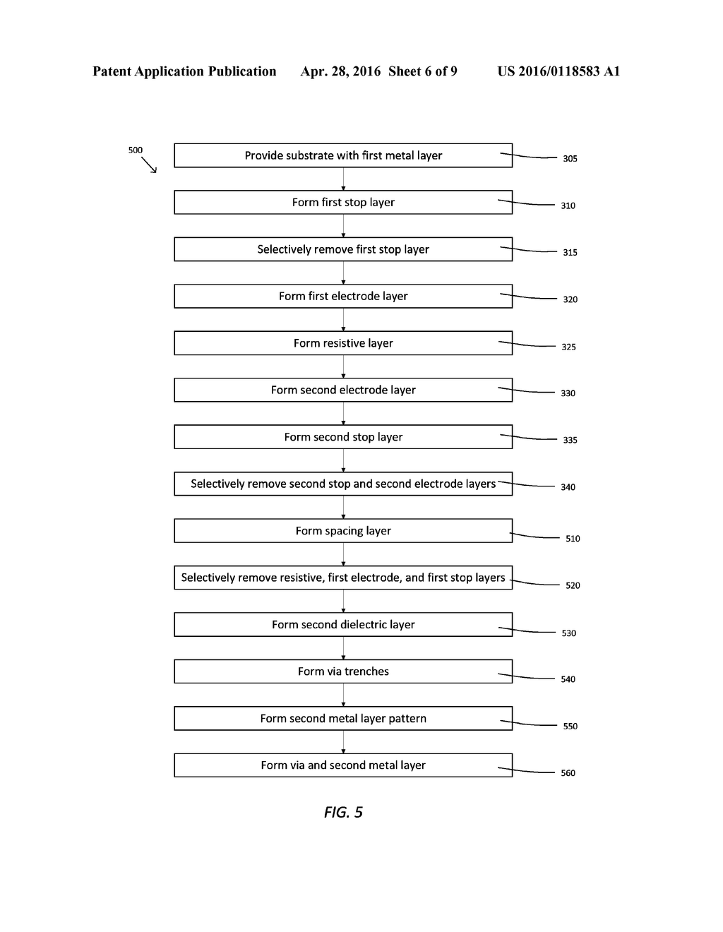 Logic Compatible RRAM Structure and Process - diagram, schematic, and image 07