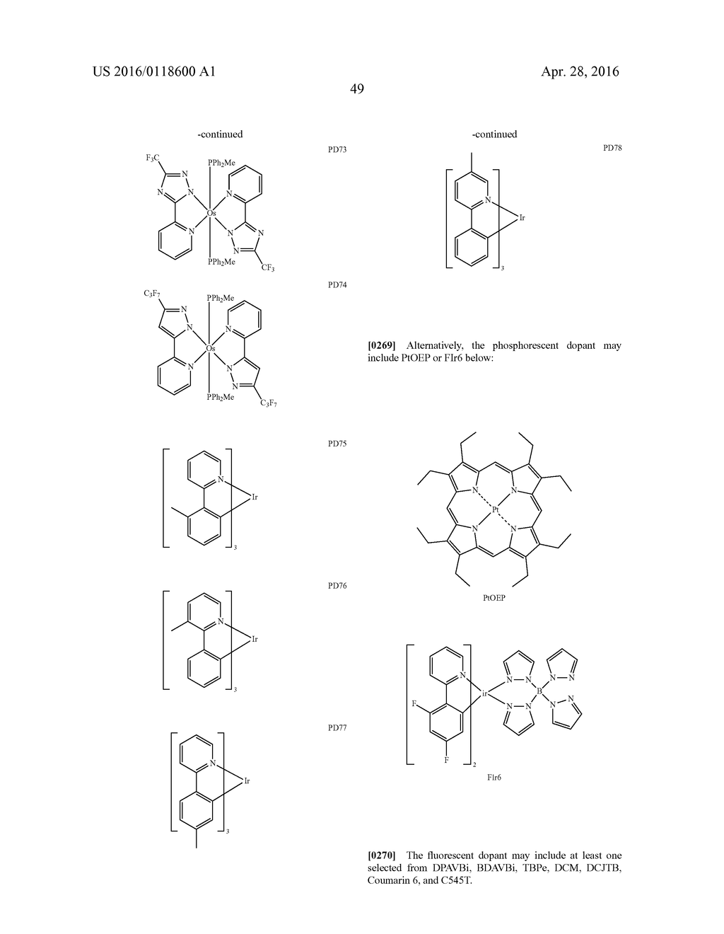 CONDENSED CYCLIC COMPOUND AND ORGANIC LIGHT EMITTING DEVICE INCLUDING THE     SAME - diagram, schematic, and image 51