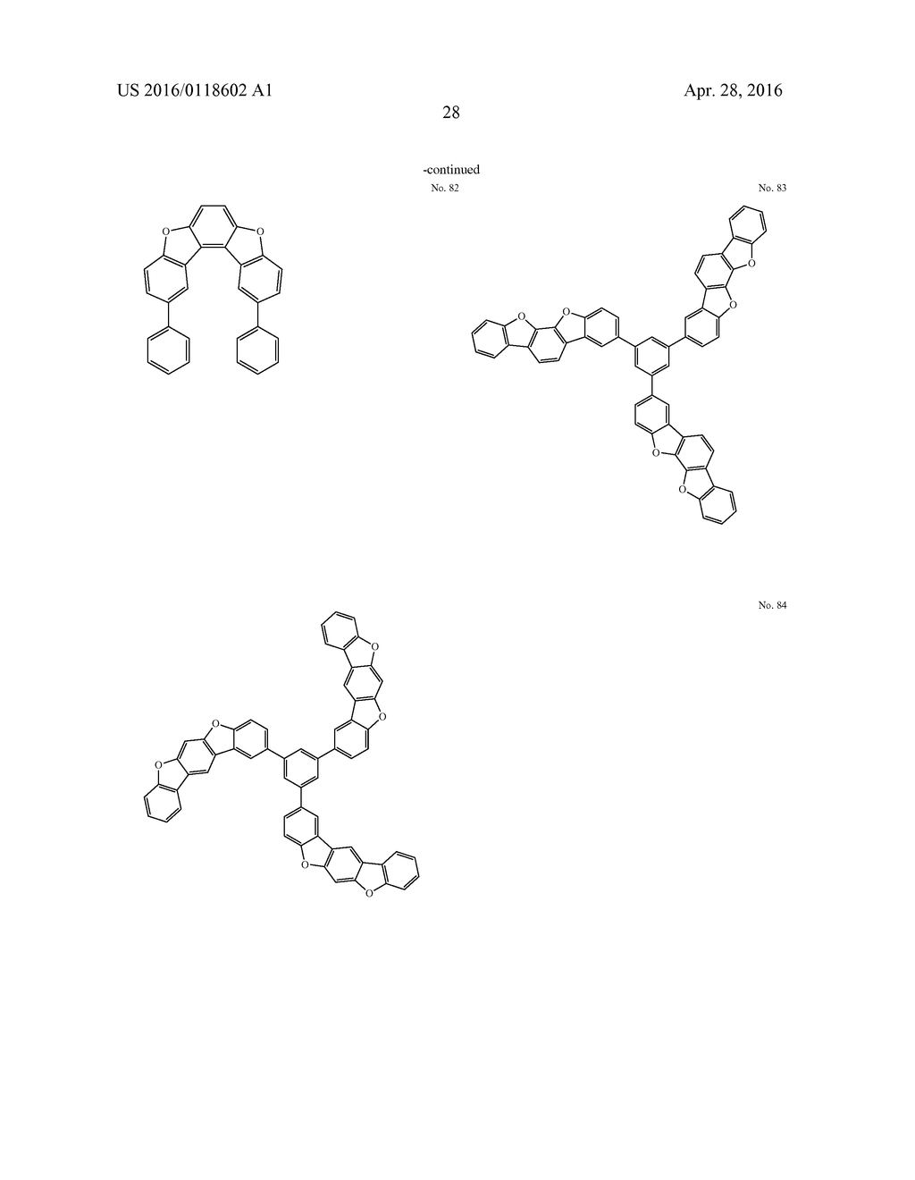 MATERIAL FOR ORGANIC ELECTROLUMINESCENCE DEVICE AND ORGANIC     ELECTROLUMINESCENCE DEVICE USING THE SAME - diagram, schematic, and image 29