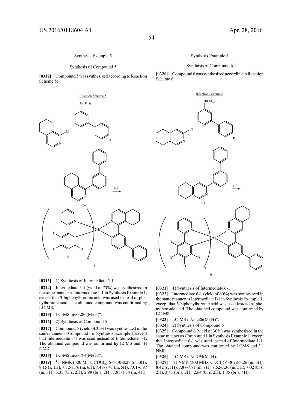 ORGANOMETALLIC COMPOUND AND ORGANIC LIGHT-EMITTING DEVICE INCLUDING THE     SAME - diagram, schematic, and image 56