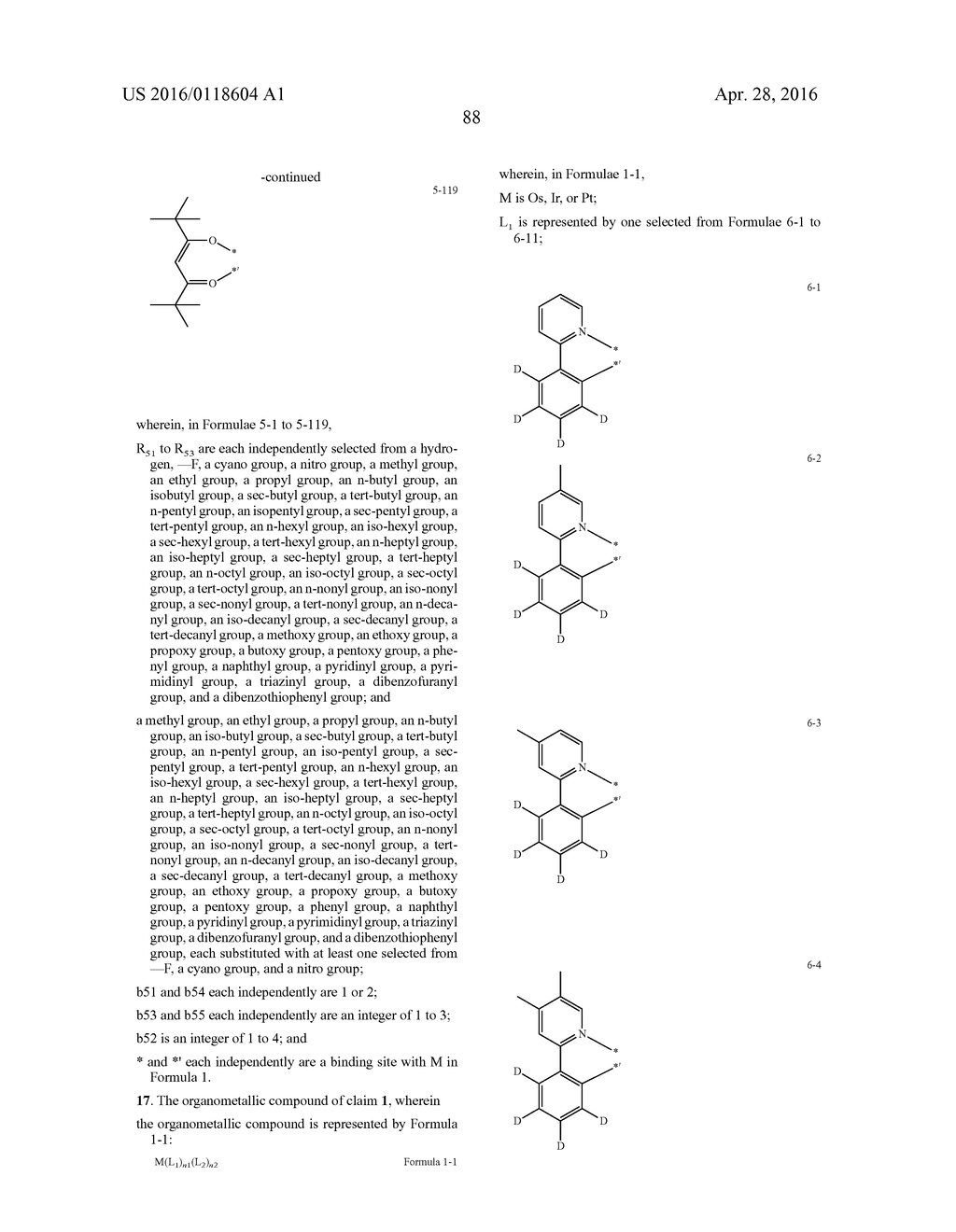 ORGANOMETALLIC COMPOUND AND ORGANIC LIGHT-EMITTING DEVICE INCLUDING THE     SAME - diagram, schematic, and image 90