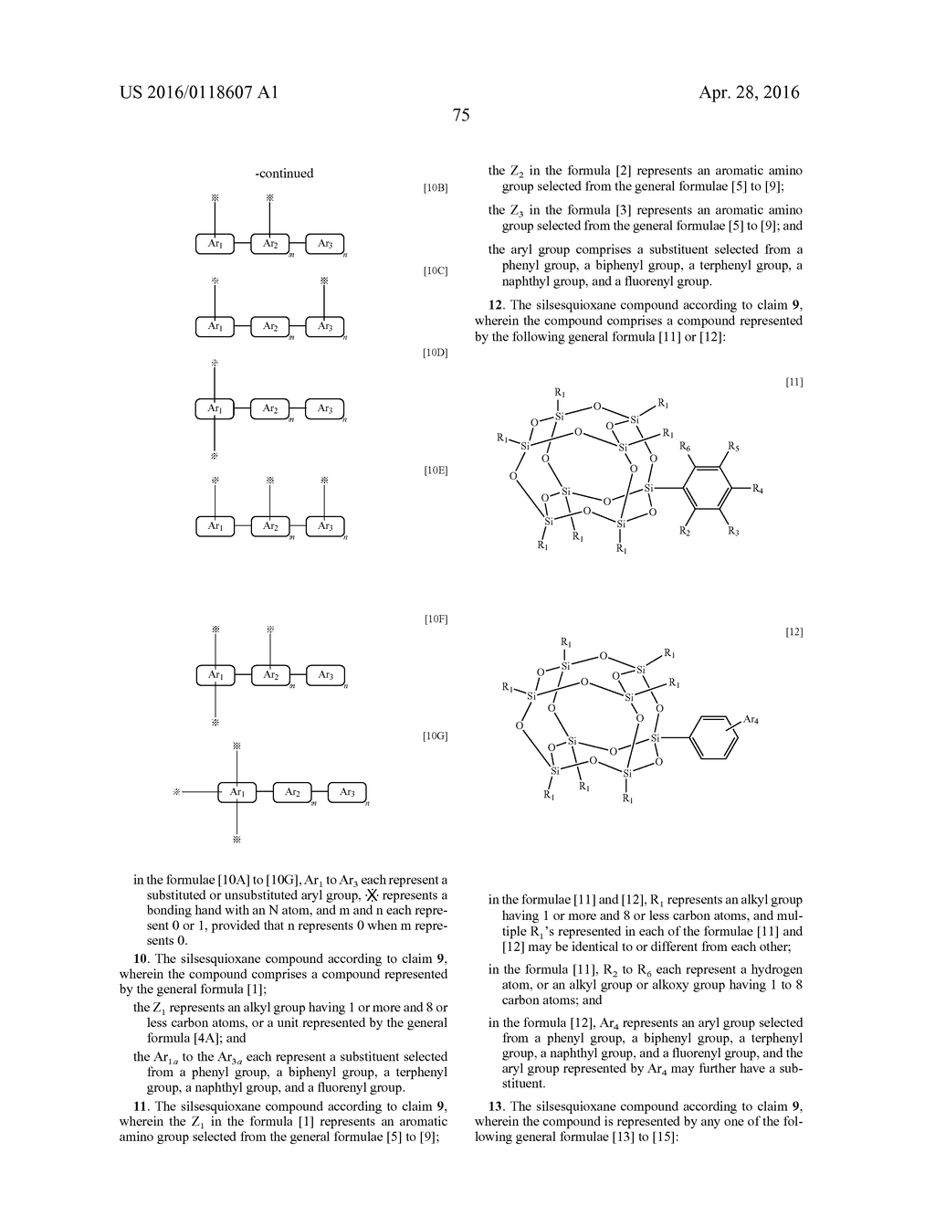 SILSESQUIOXANE COMPOUND, ORGANIC LIGHT EMITTING ELEMENT, DISPLAY     APPARATUS, IMAGE INFORMATION PROCESSING APPARATUS, AND IMAGE FORMING     APPARATUS - diagram, schematic, and image 77