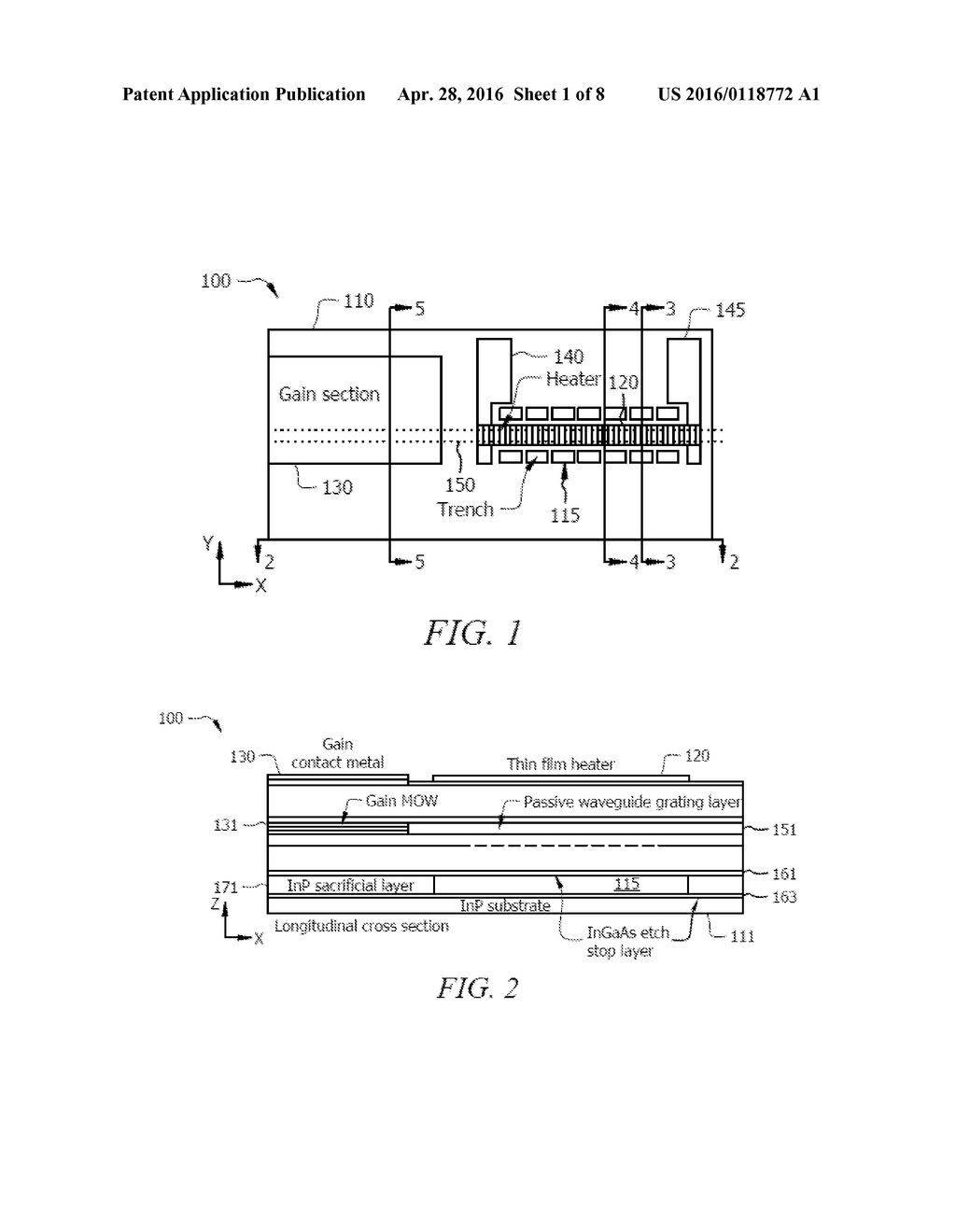 TUNABLE LASER WITH HIGH THERMAL WAVELENGTH TUNING EFFICIENCY - diagram, schematic, and image 02