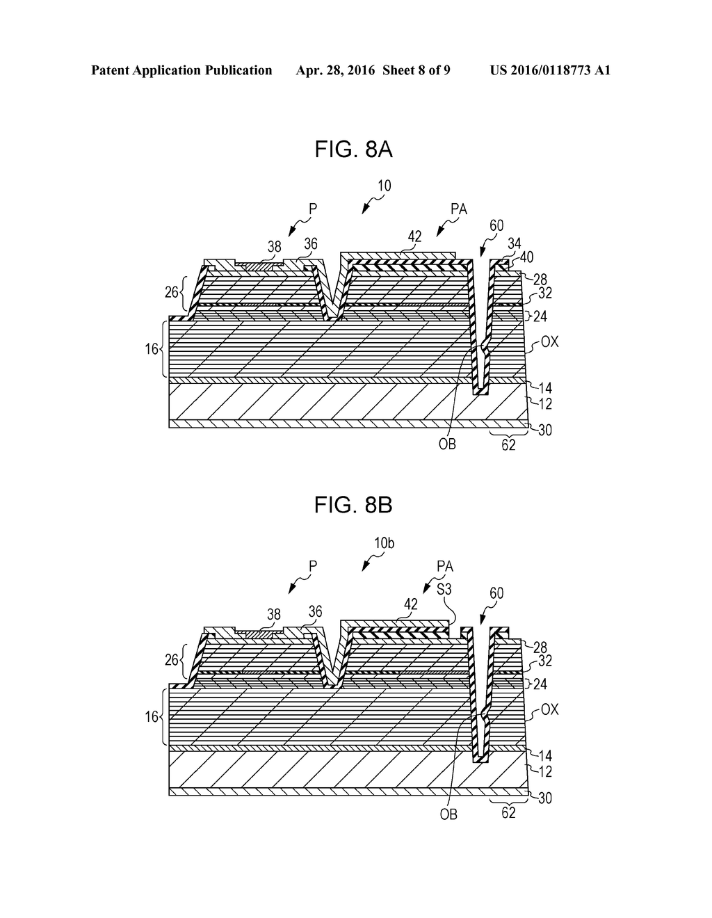 SURFACE-EMITTING SEMICONDUCTOR LASER DEVICE AND METHOD FOR PRODUCING THE     SAME - diagram, schematic, and image 09