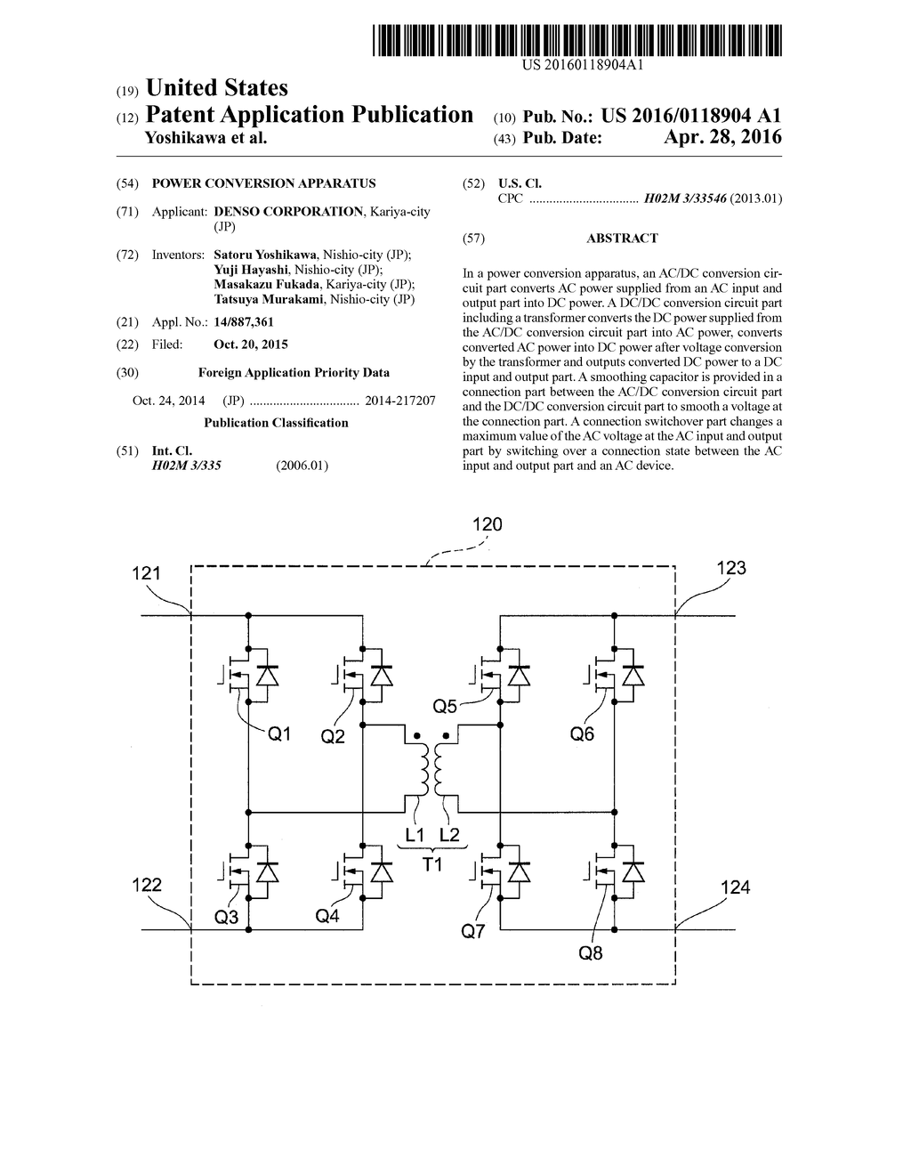 POWER CONVERSION APPARATUS - diagram, schematic, and image 01