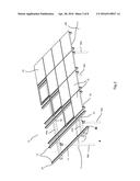 SOLAR ARRAY SUPPORT STRUCTURE, MOUNTING RAIL AND METHOD OF INSTALLATION     THEREOF diagram and image