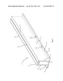 SOLAR ARRAY SUPPORT STRUCTURE, MOUNTING RAIL AND METHOD OF INSTALLATION     THEREOF diagram and image