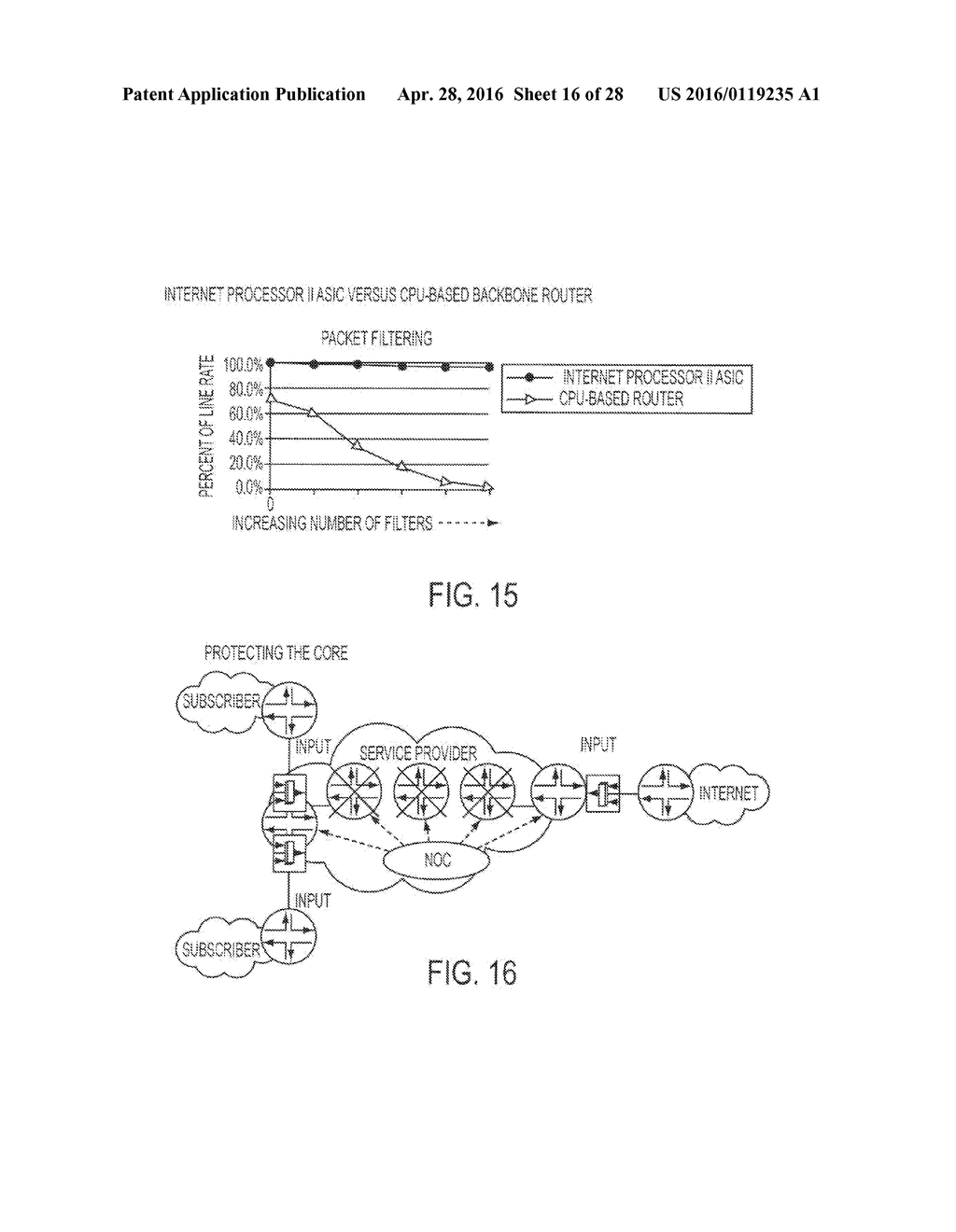 FILTERING AND ROUTE LOOKUP IN A SWITCHING DEVICE - diagram, schematic, and image 17