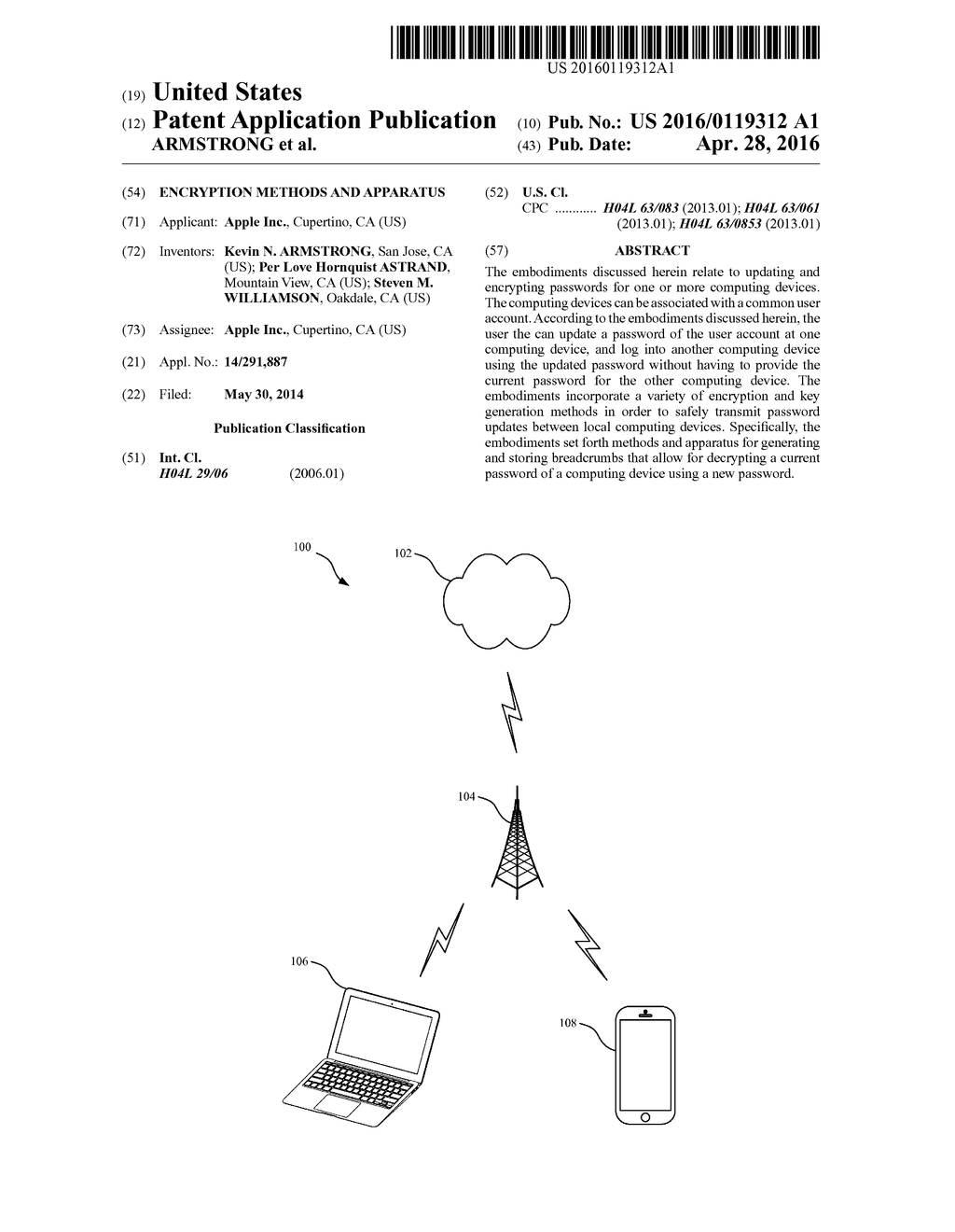 ENCRYPTION METHODS AND APPARATUS - diagram, schematic, and image 01