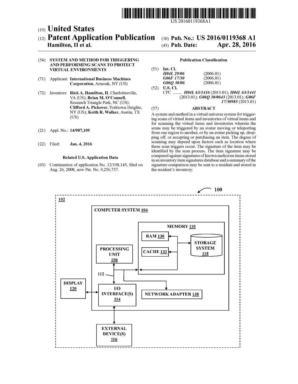 SYSTEM AND METHOD FOR TRIGGERING AND PERFORMING SCANS TO PROTECT VIRTUAL     ENVIRONMENTS - diagram, schematic, and image 01