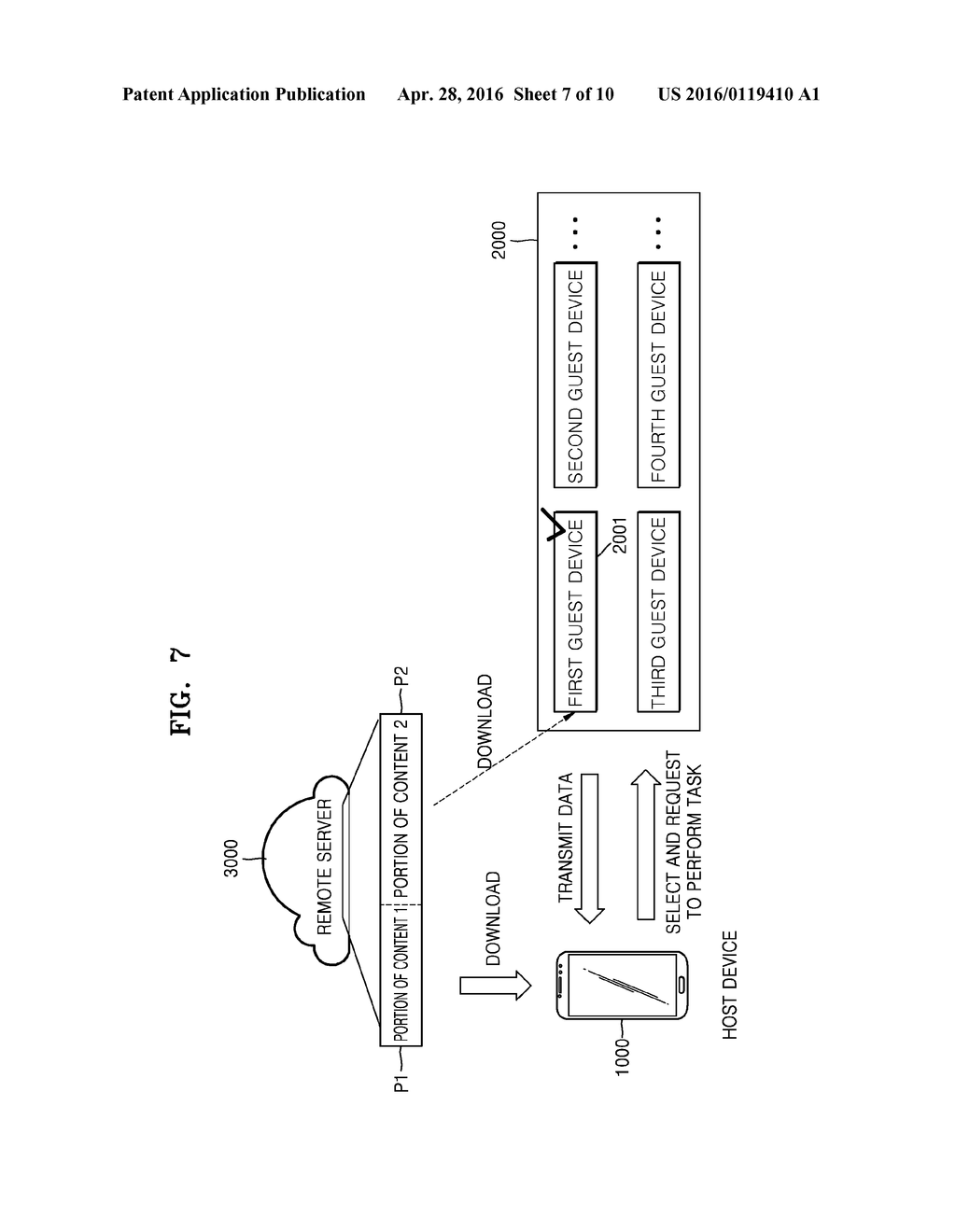 METHOD AND DEVICE FOR PERFORMING REMOTE TASK USING GUEST DEVICE - diagram, schematic, and image 08