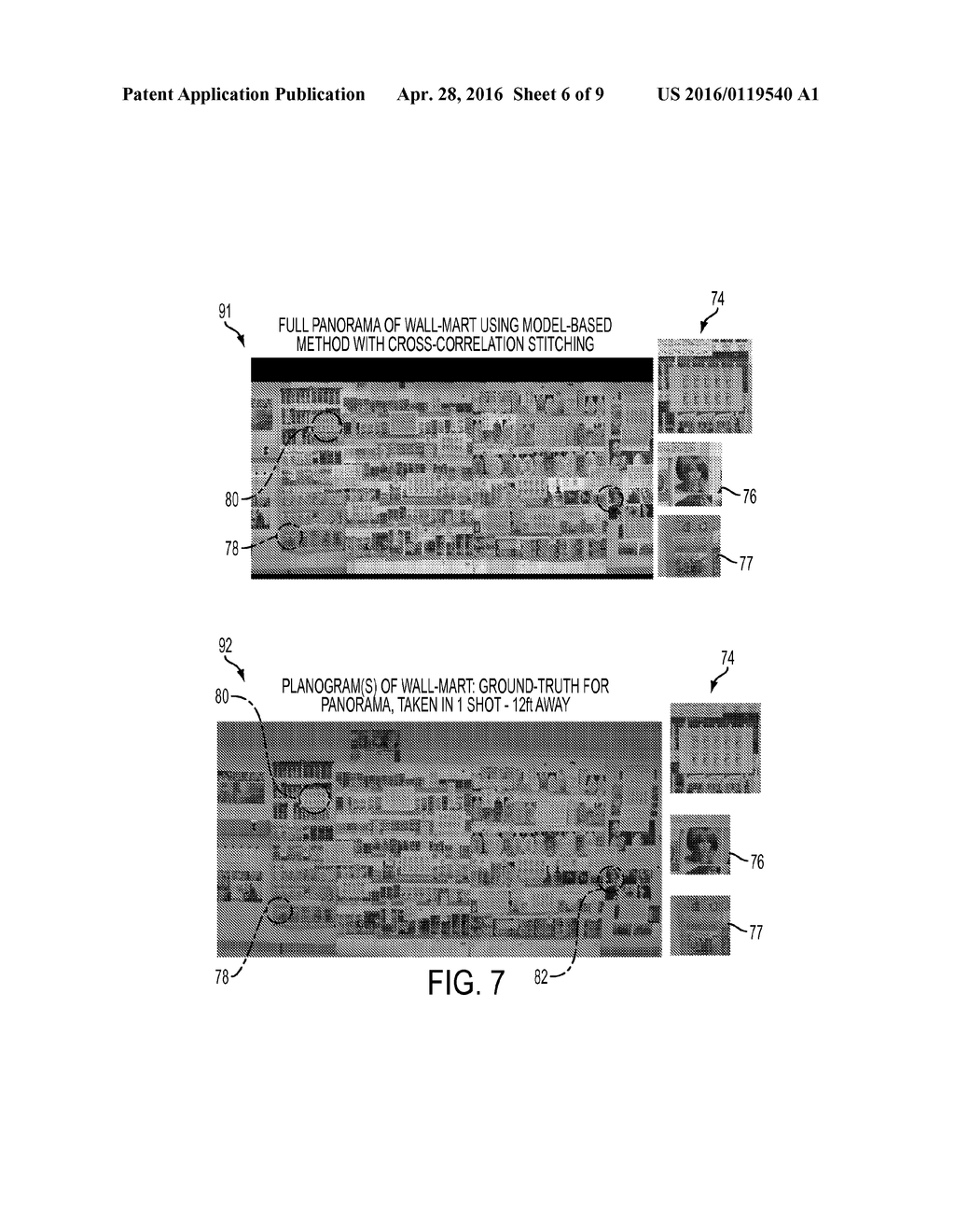 MODEL-BASED PLANE-LIKE PANORAMA AND RETAIL APPLICATIONS - diagram, schematic, and image 07