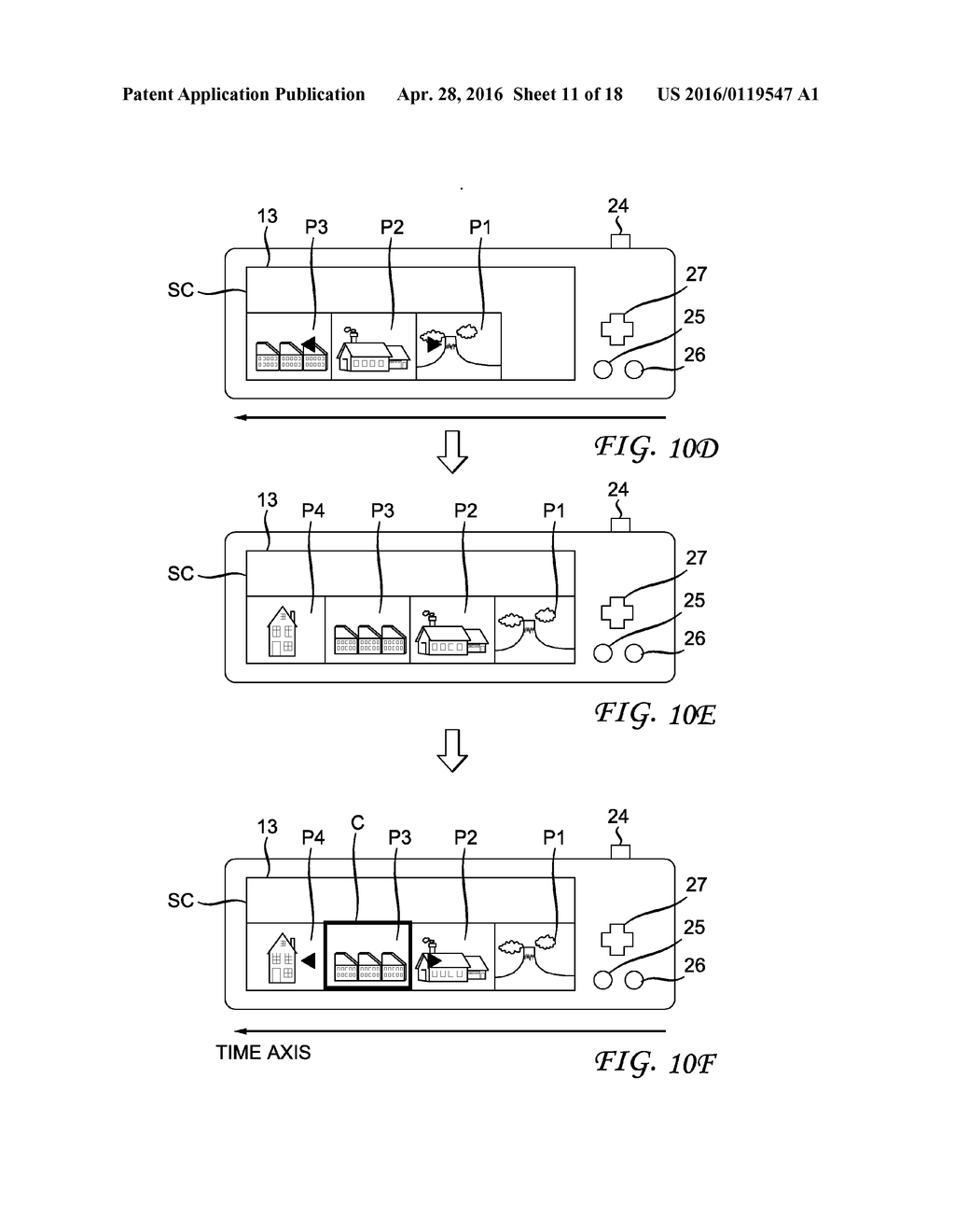 IMAGING APPARATUS, USER INTERFACE AND ASSOCIATED METHODOLOGY FOR A     CO-EXISTENT SHOOTING AND REPRODUCTION MODE - diagram, schematic, and image 12