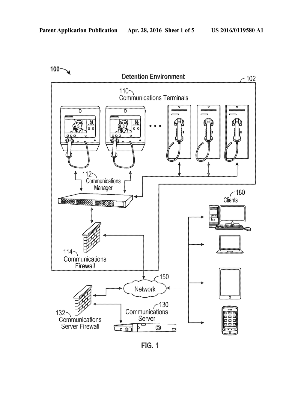 VIDEO COMMUNICATIONS IN DETENTION ENVIRONMENTS - diagram, schematic, and image 02