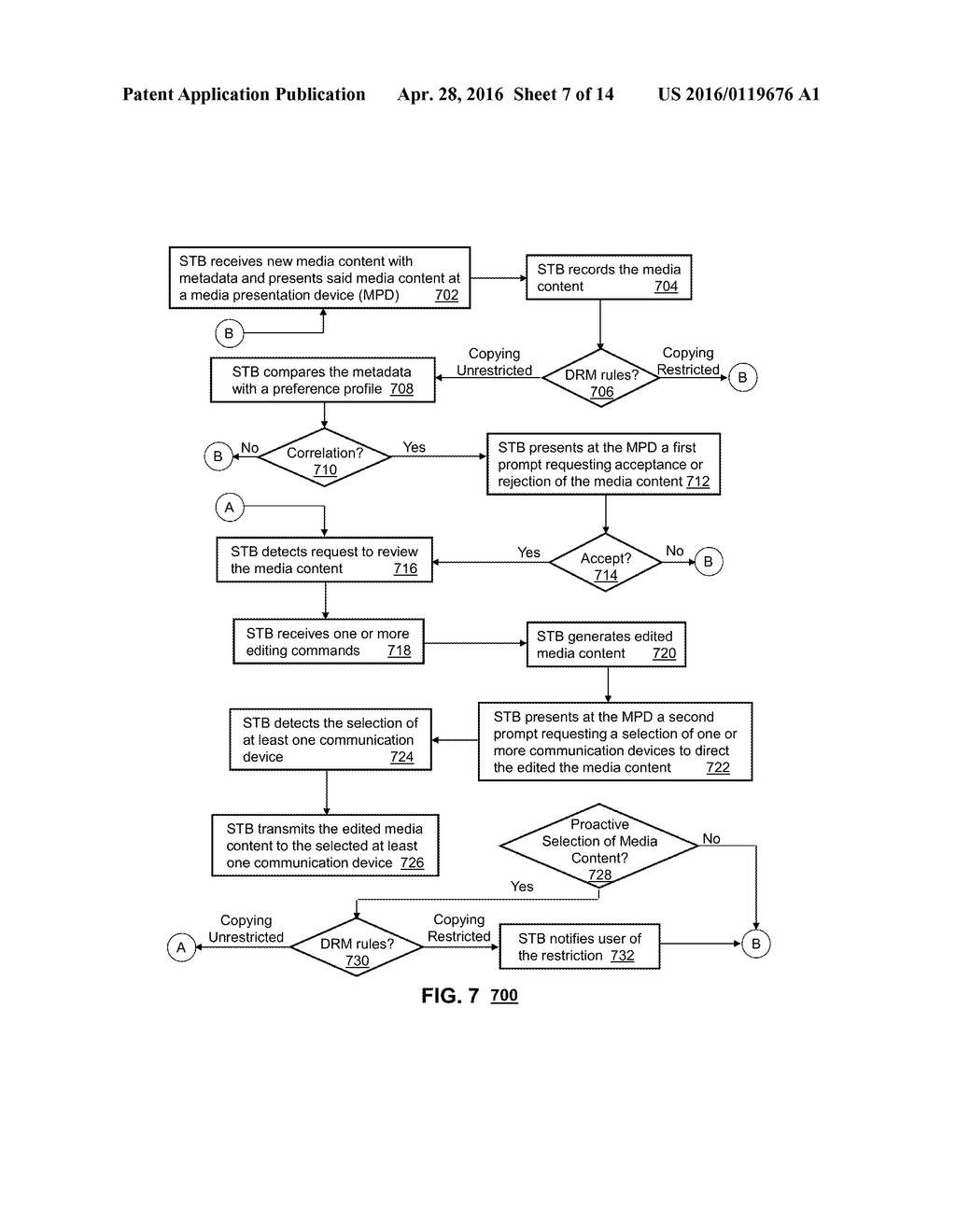 METHOD AND SYSTEM FOR DISTRIBUTING MEDIA CONTENT - diagram, schematic, and image 08