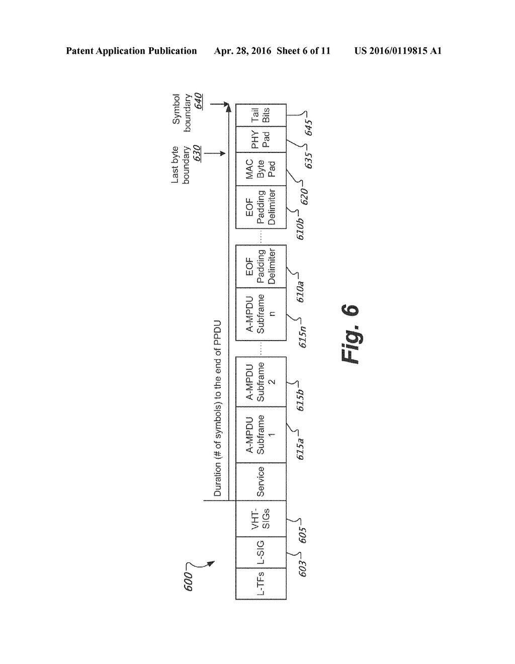 Frame Padding For Wireless Communications - diagram, schematic, and image 07