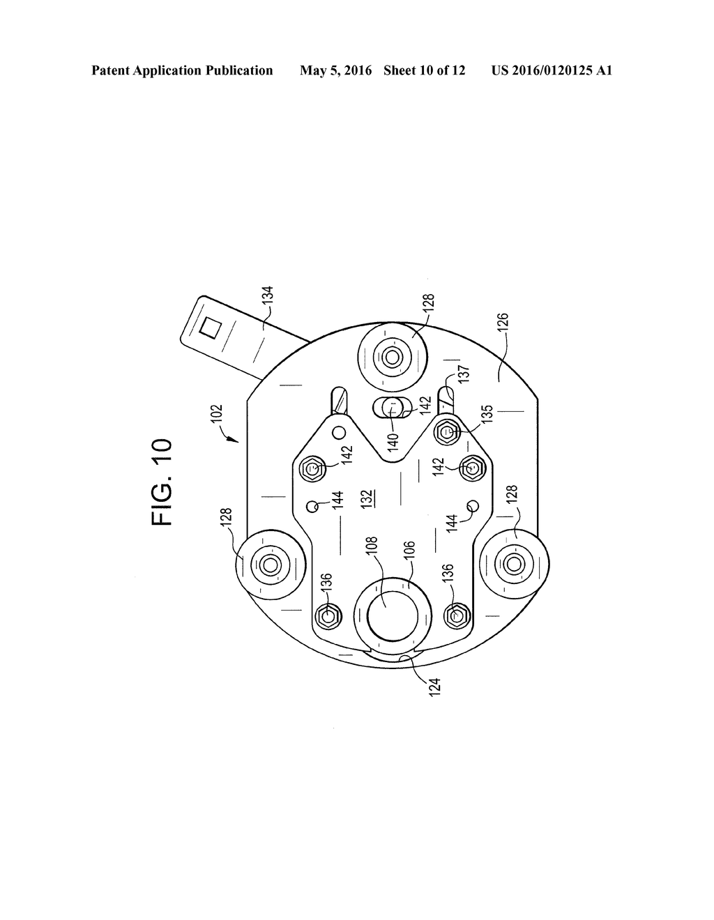 ADJUSTABLE ROLLER FRAME ASSEMBLY FOR PICK-UP REEL - diagram, schematic, and image 11