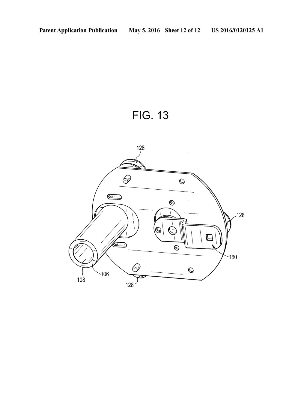 ADJUSTABLE ROLLER FRAME ASSEMBLY FOR PICK-UP REEL - diagram, schematic, and image 13