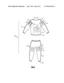 Heated garment having overheating protection diagram and image