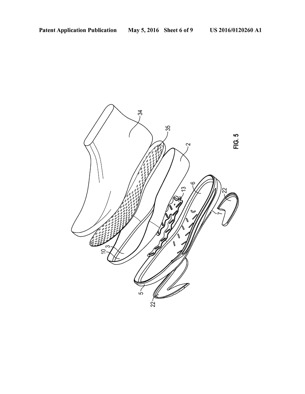 ARTICLE OF FOOTWEAR AND METHOD FOR FORMING THE ARTICLE - diagram, schematic, and image 07