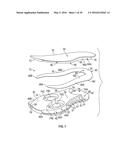 ARTICLE OF FOOTWEAR WITH A MIDSOLE ASSEMBLY HAVING A PERIMETER BLADDER     ELEMENT, A METHOD OF MANUFACTURING AND A MOLD ASSEMBLY FOR SAME diagram and image