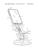 Assembly for Storing and Deploying for Use a Handheld Digital Device diagram and image