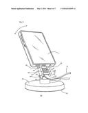 Assembly for Storing and Deploying for Use a Handheld Digital Device diagram and image