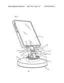 Assembly for Storing and Deploying for Use a Handheld Digital Device diagram and image