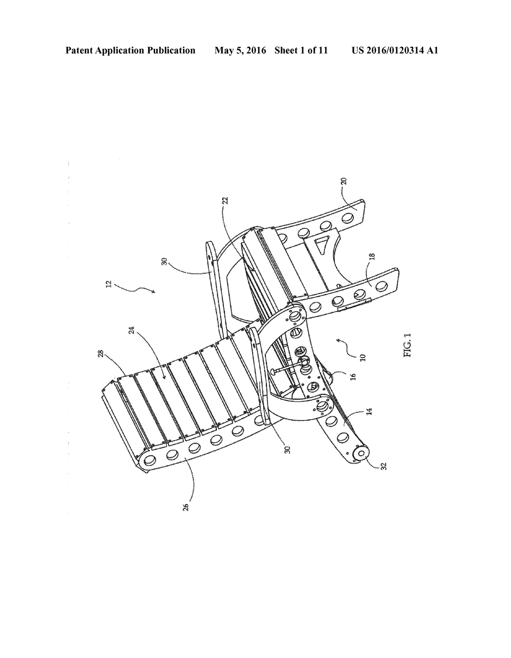 RECLINING CHAIR MECHANISM - diagram, schematic, and image 02