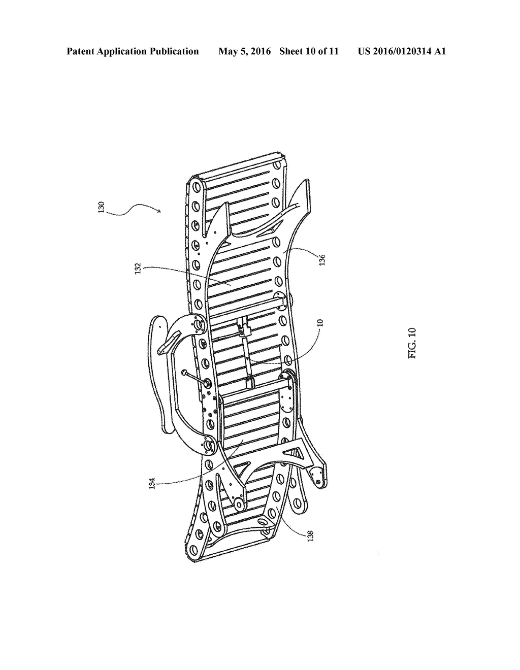 RECLINING CHAIR MECHANISM - diagram, schematic, and image 11