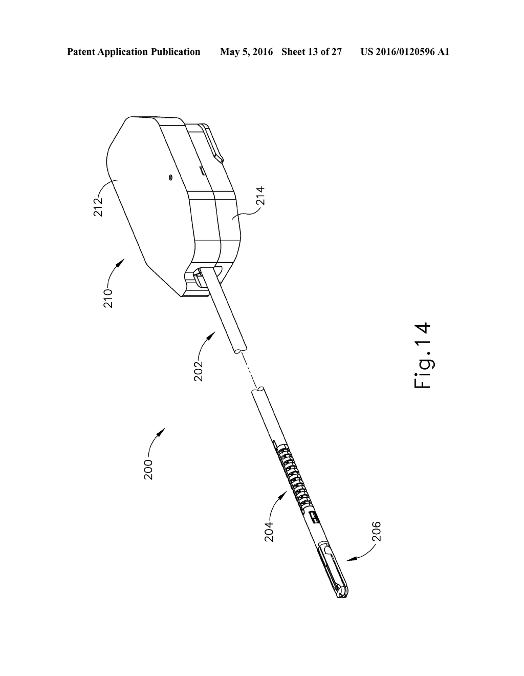 ELECTROSURGICAL DEVICE WITH DISPOSABLE SHAFT HAVING MODULAR SUBASSEMBLY - diagram, schematic, and image 14
