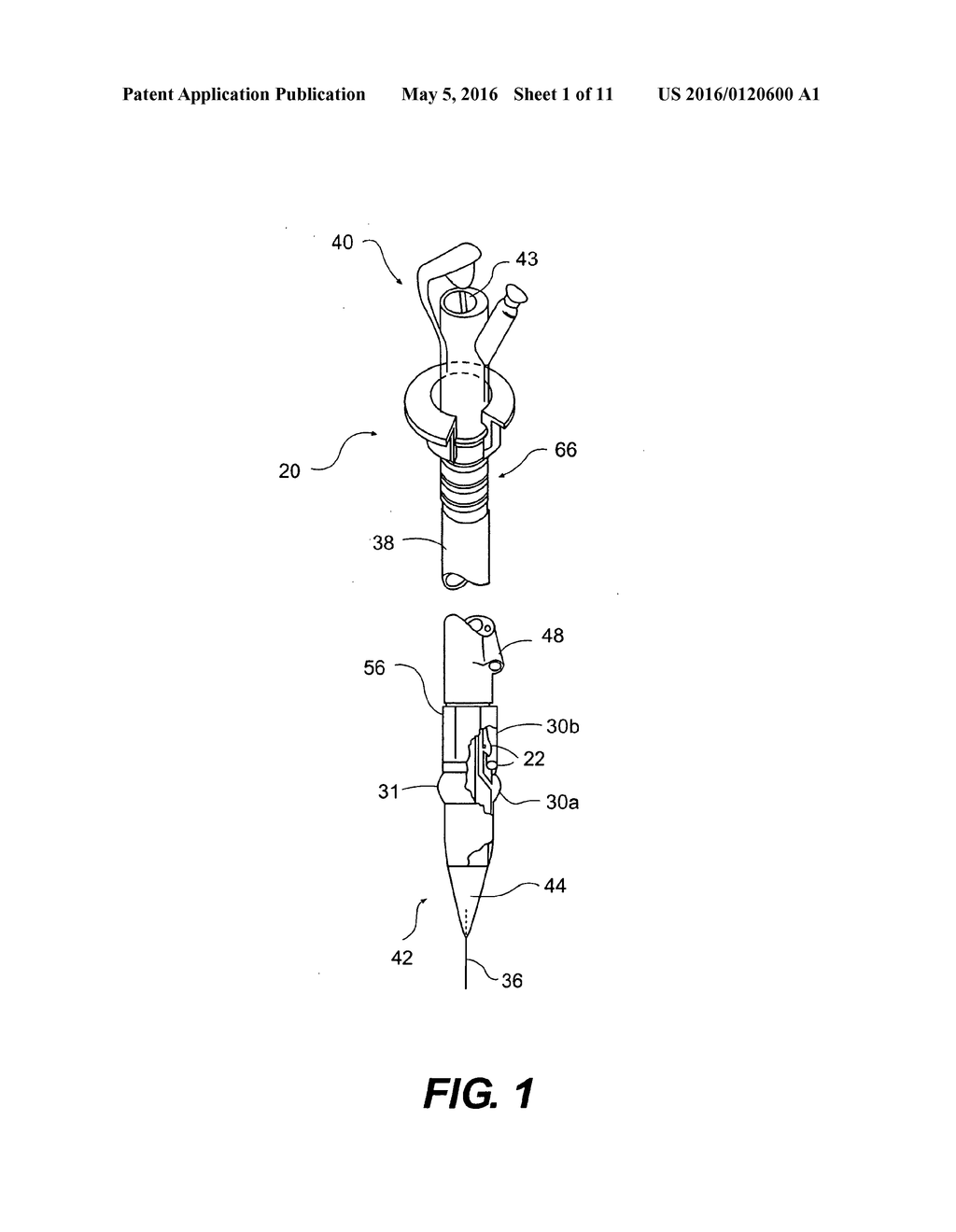 METHODS AND DEVICES FOR CREATING AN OPENING THROUGH AN ANATOMIC WALL - diagram, schematic, and image 02