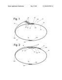 BANDAGE FOR REDUCING BLOOD LEAKAGE FROM AGGRESSIVE BLEEDING SITE diagram and image