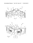 PATIENT INTERFACE DEVICE WITH LIMITED SUPPORT AREA ON THE FACE diagram and image